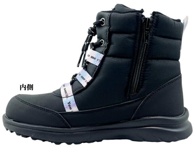 ムーンスターニーモ キッズ ウィンターショートブーツ【防水/防寒】24cm 送料無料 ムーンスター ニーモ ジュニア ウィンターブーツ 幅広 3E