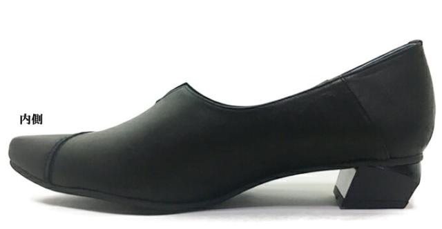 NINE DI NINE No.131-1126 ナイン・デ・ナイン レディース パンプス ポインテッドトゥ V字カット 3E EEE クッション性 靴 本革 天然皮革