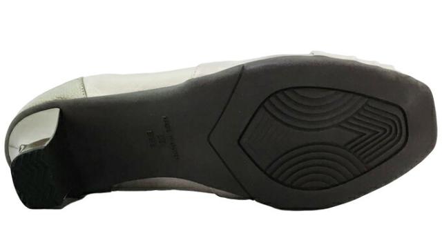 パンプス レディース NINE DI NINE No.131-7048 ナイン・デ・ナイン ワンヒール ハイヒール オープントゥ 3E EEE クッション性 消音 防滑 耐摩耗性 靴 本革 天然皮革 日本製 女性 婦人