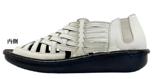 カジュアルシューズ レディース A-OK 8899 エーオーケー コンフォートシューズ オープントゥ サイドゴア 春 夏 フラットソール 疲れにくい 低反発 クッション性 屈曲性 通気性 軽量 本革 レザー ソフト 日本製 made in japan 女性 婦人 カジュアルシューズ レディース A-OK 8899 エーオーケー コンフォート