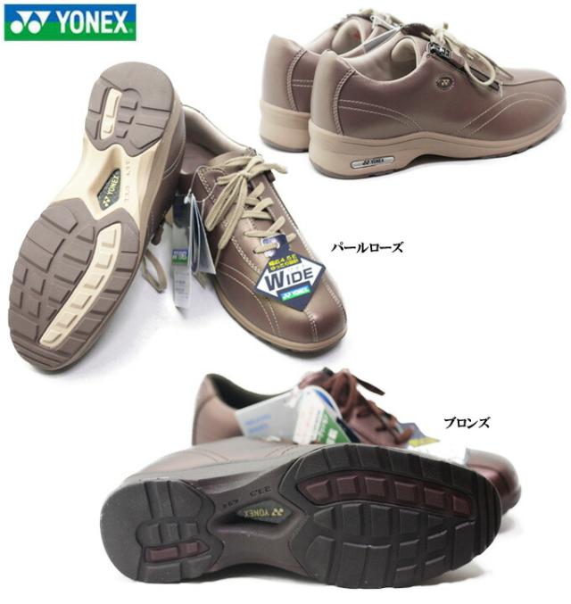 YONEX/ヨネックス パワークッション SHW LC30W レディース ウォーキングシューズ コンフォートシューズ ワイドタイプ 幅広 4.5E