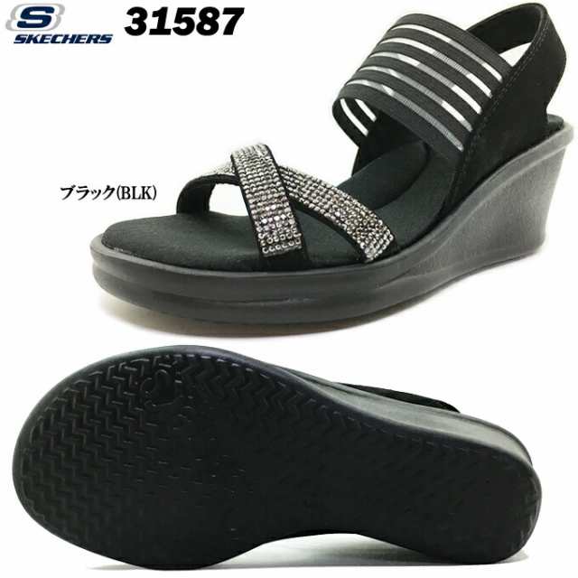 SKECHERS - スケッチャーズ サンダル 38472 ウェッジソール