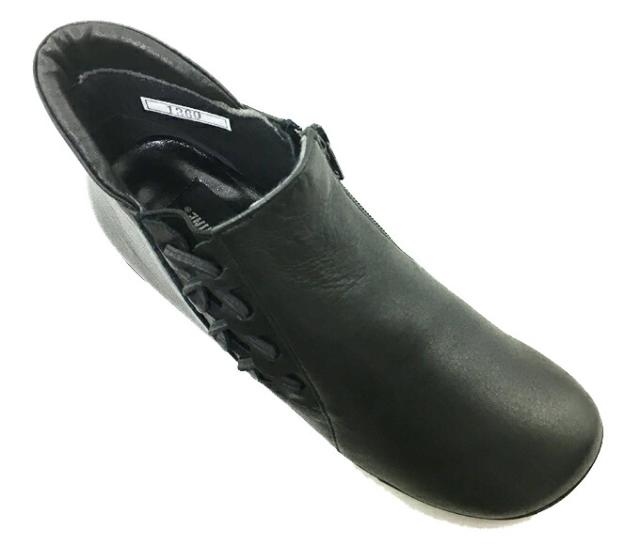 SPORTS NINE No.132-1360 スポーツ・ナイン レディース ショートブーツ サイドゴア コンフォート オブリックトゥ 内側ファスナー 低反発 クッション性 防滑ソール 幅広 4E EEEE 靴 シューズ 本革 日本製 女性 made in japan 婦人 スポーツナイン