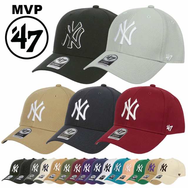 47 キャップ ヤンキース メンズ レディース NY ロゴ 47 MVP Yankees