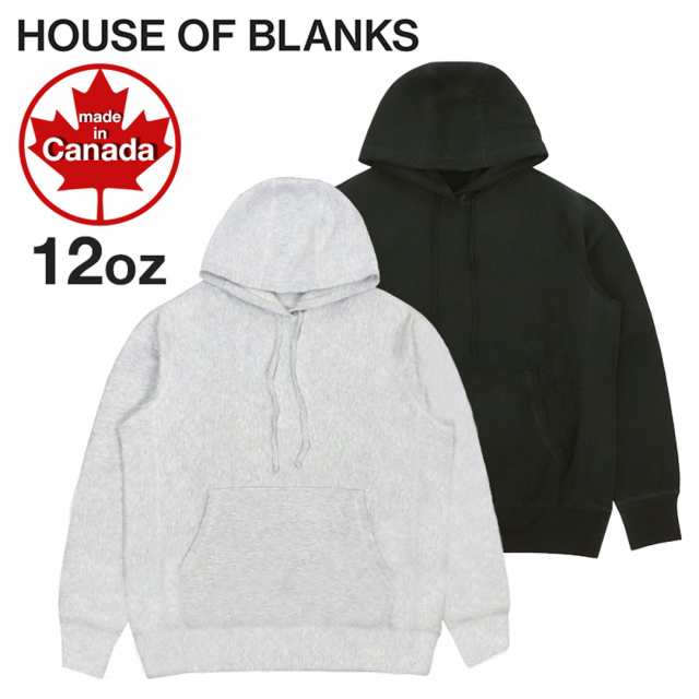 HOUSE OF BLANKS パーカー メンズ ハウスオブブランクス プルオーバー フーディー 無地 HOB スウェットシャツ MADE IN CANADA カナダ製 1