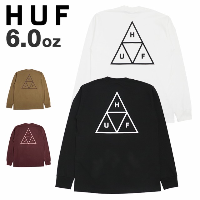 ハフ ロンT HUF ESSENTIALS TT L/S TEE メンズ ファッション トップス ロングTシャツ 長袖Tシャツ ストリート ブランド  スケート バック｜au PAY マーケット