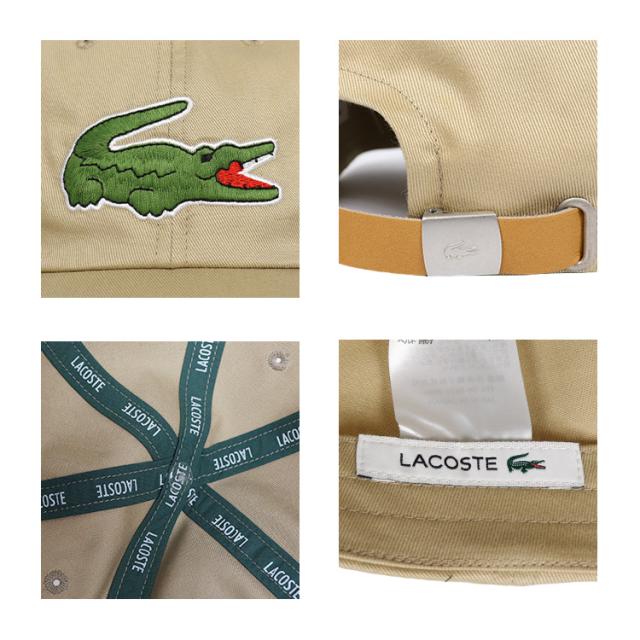 LACOSTE ラコステ キャップ メンズ レディース ワニ ビッグ ロゴ ロー