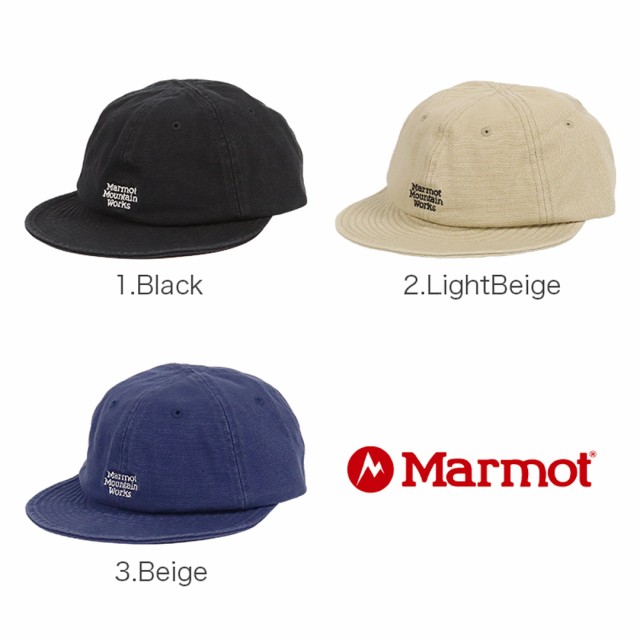 Marmot 青色 キャップ Fサイズ アジャスター付き 1823355541.jpg?1685445851