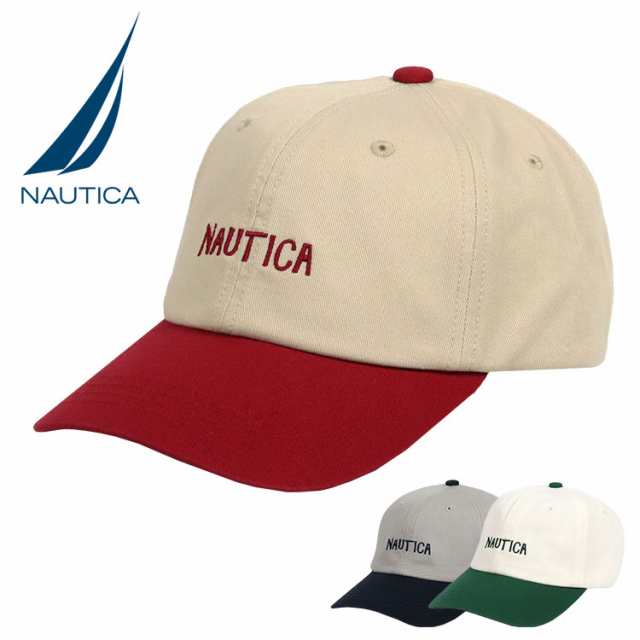 ノーティカ キャップ バイカラー メンズ レディース NAUTICA ロゴ