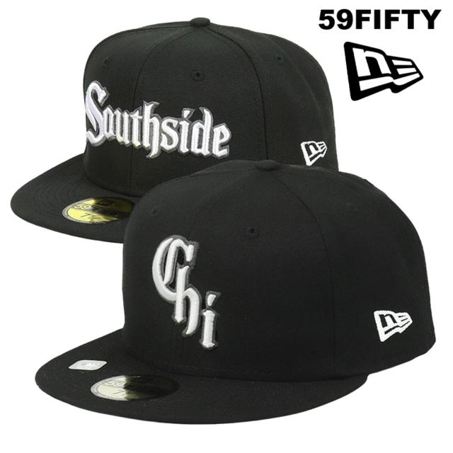 BOSS様LAロゴ キャップ ホワイト系 ニューエラ キャップ 59FIFTY シカゴ・ホワイトソックス シティ