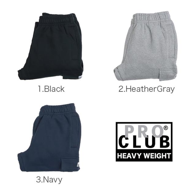 プロクラブ カーゴパンツ テーパード スウェットパンツ PRO CLUB メンズ フリース 無地 ワンポイント 裏起毛 ヘビーウエイト USAモデル ズボン 大きいサイズ_8