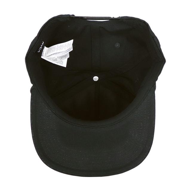 RVCA ブラック スナップバック キャップ RVCA キャップ 帽子 メンズ TWILL SNAPBACKキャップ 「2025年春