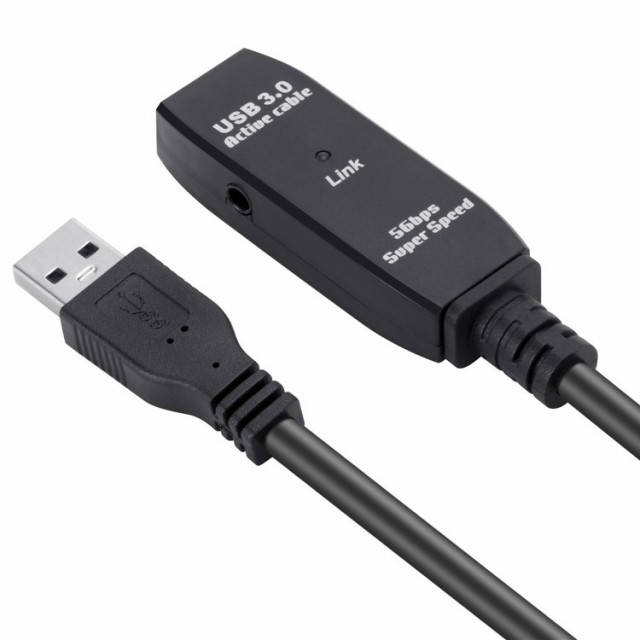 最安価格(税込) USB 2.0 アクティブ延長ケーブル 5m Type-A(オス