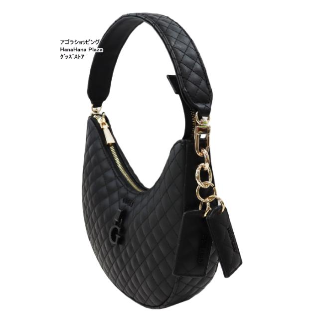 GUESS ゲス バッグ QP848702 BLACK ブラック 2way ステッチデザイン 