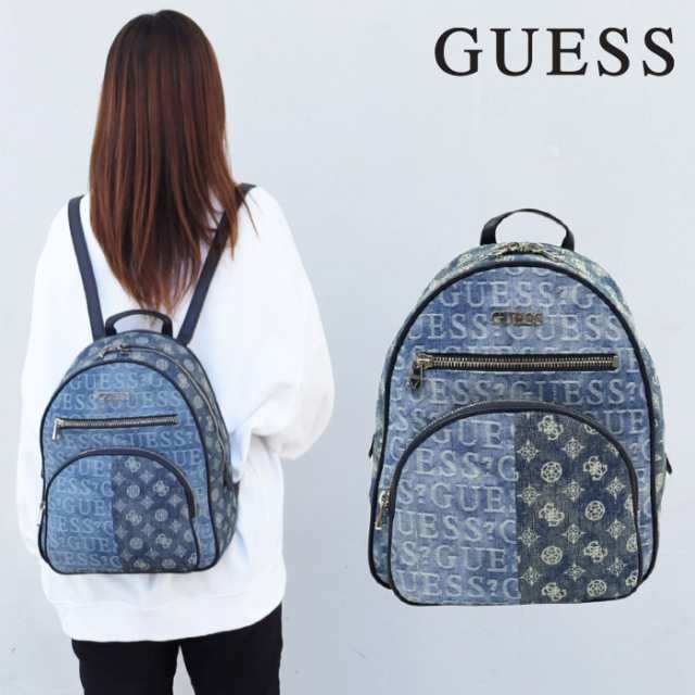 ゲス バッグ SD775033 DENIM GUESS NEW VIBE デニム ロゴ 総柄 リュック バック GUESS ab-507800｜au  PAY マーケット