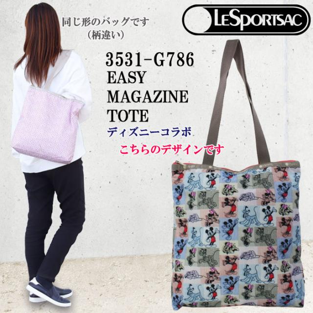 【処分特価セール】レスポートサック バッグ 3531 G786 MICKEY PATCHWORK イージー マガジントート トートバッグ LESPORTSAC レスポ ab-429100の通販は 5,980円