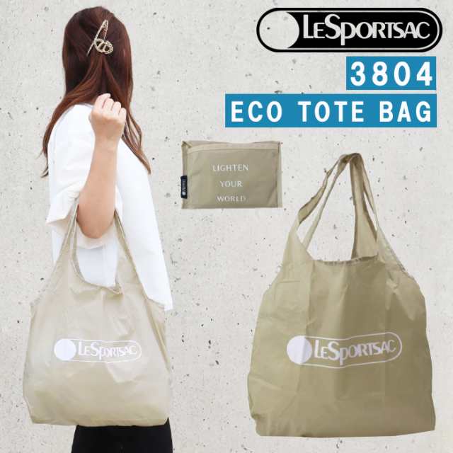 ネコポス可】 レスポートサック エコバッグ 3804 E486 ECO TOTE