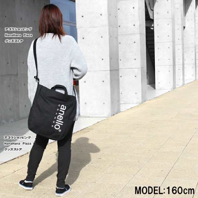 Anello cotton canvas discount 2way tote bag