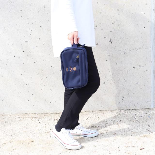 ポロラルフローレン豹柄シューズケース