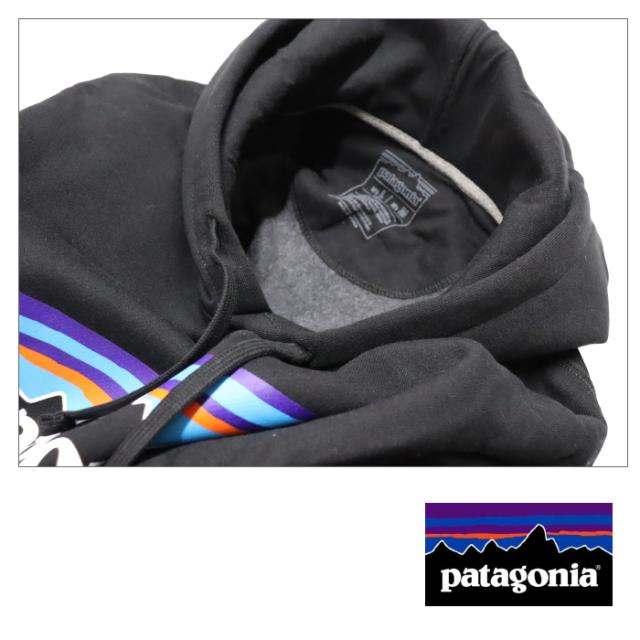 パタゴニア patagonia パーカー 39622 裏起毛 メンズ ブラック M’S P-6 LOGO UPRISAL HOODY ロゴ ab-60668_4