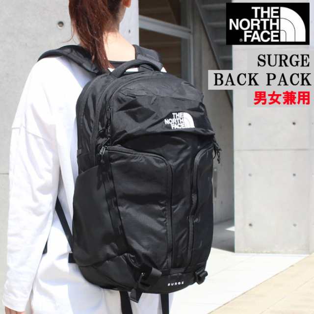 送料無料】ノースフェイス きゃあ SURGE サージ 31L リュック バックパック 黒 ブラック リサイクル素材 NF0A52SGKX7