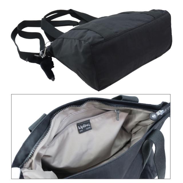 Kipling ラドヤード・キプリング 御徒面子 トート 2way KPKI4400 P391 黒いこと ASSENI S トートバッグ トート ショルダーバッグ 肩先 2WAY ab-60720