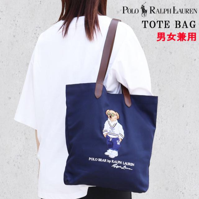 ポロ ラルフローレン バッグ トートバッグ 405962427001 ベア デザイン SHOPPER TOTE POLO RALPH LAUREN ab-586700