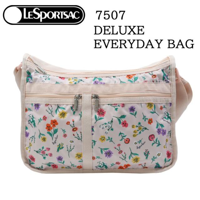 レスポートサック バッグ 7507 HD02 TOSSED WILDFLOWERS デラックスエブリデイ ショルダーバッグ バック 斜め掛け LESPORTSAC ab-61065