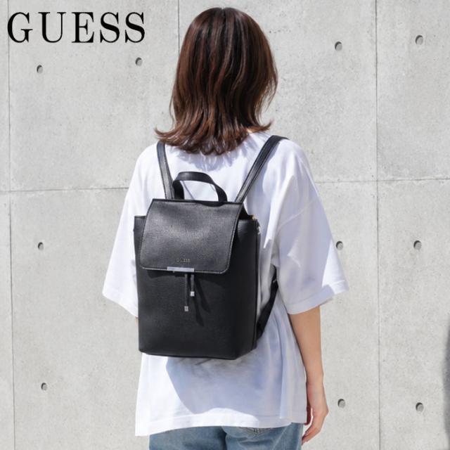 ゲス バッグ SD696736 BLACK MULTI GUESS VARSITY POP リュック リュックサック デイバック バック ブラック ag-278200