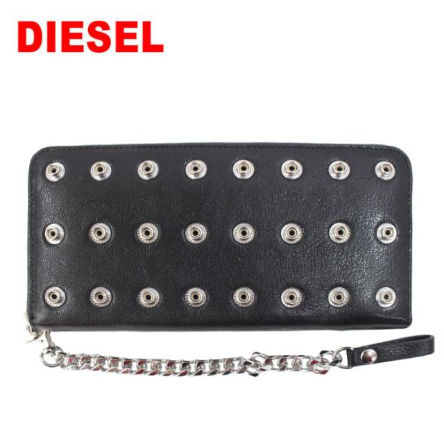 ディーゼル 財布 X Pr013 T8013 スナップボタンデザイン チェーン付き ラウンドファスナー Diesel レディース メンズ 男女兼用 Ab 4の通販はau Pay マーケット グッズストア