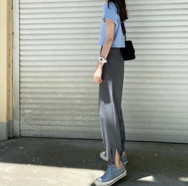 送料無料 パンツ ワイドレッグパンツ クロップドパンツ ハイウエスト トレンド フェミニン おしゃれ カジュアル お出かけ デイリーの通販はau Pay マーケット パーティードレス専門店 Vergarmo
