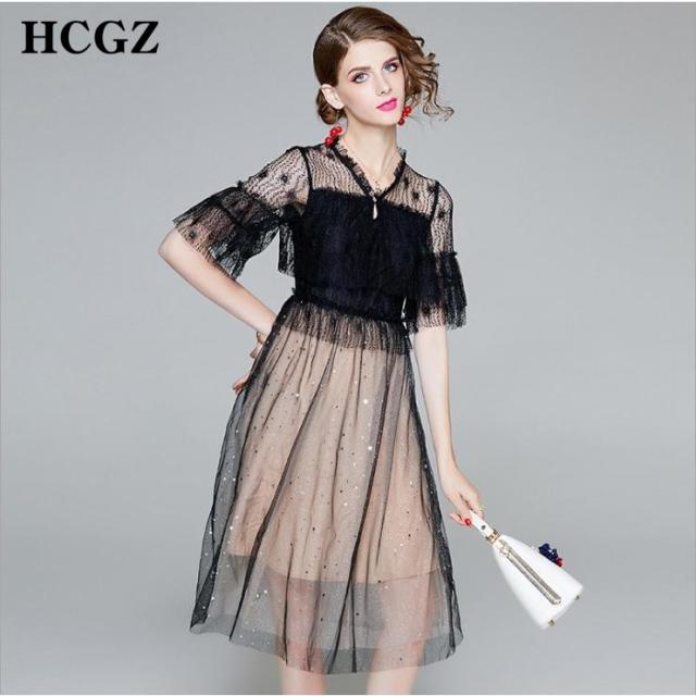 送料無料 大人可愛い総レース エレガント 刺繍 パーティードレス 袖あり 結婚式 ワンピース 花柄 結婚式 二次会 シースルーの通販はau Pay マーケット パーティードレス専門店 Vergarmo