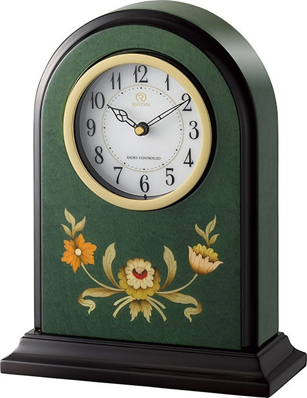 置き時計 ドイツ製 象嵌細工