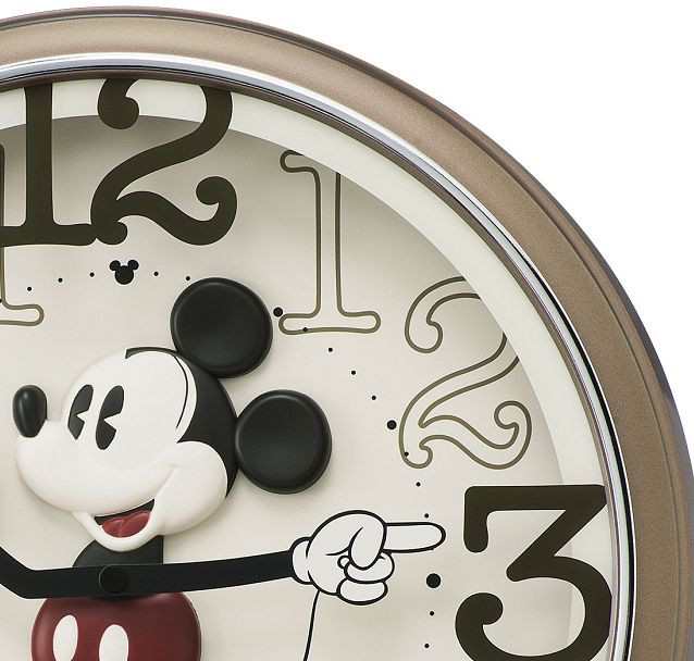 ミッキーマウス壁掛け時計　セイコー