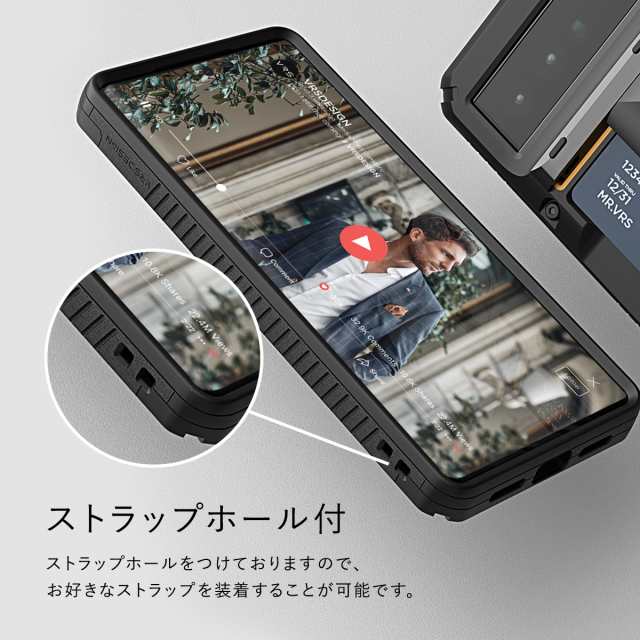 Google Pixel 6 ケース 耐 衝撃 ストラップホール / スタンド 付