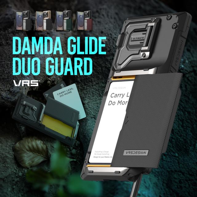 Galaxy S25 Ultra ケース 耐衝撃 カード収納 スタンド 付 タフ スマホケース [ GalaxyS25Ultra サムスン ギャラクシーS25 ウルトラ SC-52F 対応 ] VRS DESIGN Damda Glide Duo Guard