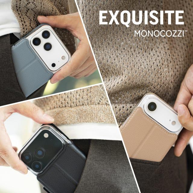 iPhone 17 ケース 手帳型 本革 カード入れ スタンド ストラップホール 付き スマホケース レザー 薄型 携帯ケース 耐衝撃 カバー [ iPhone17 アイフォン17 対応 ] case MONOCOZZI EXQUISITE