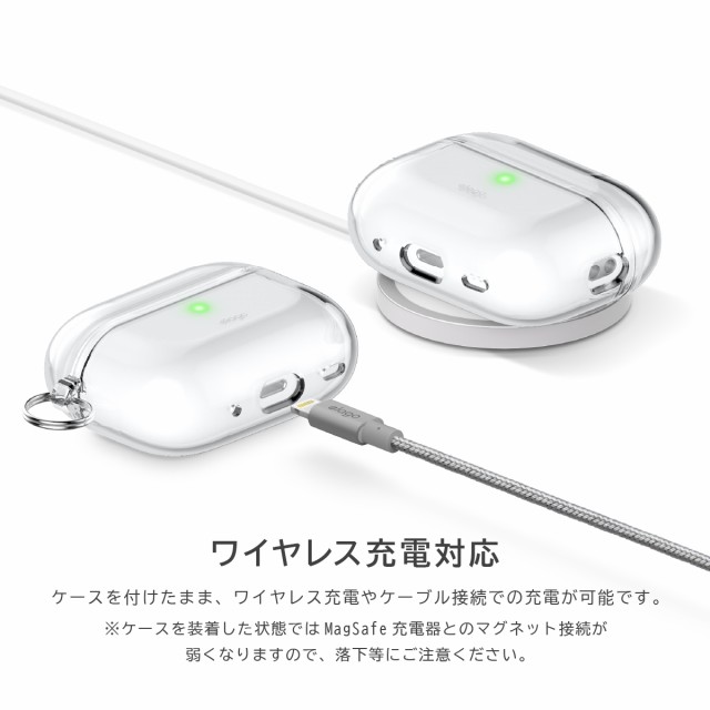 スマホアクセサリーケース Airpods カバー TPU素材 保護ケース 着装まま充電可能 耐衝撃