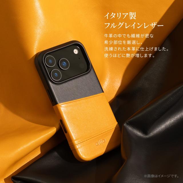 iPhone 17 ケース レザー 本革 カード入れ 耐衝撃 スマホケース イタリア 製 フルグレイン 革 携帯ケース [ iPhone17 アイフォン17 対応 ] Alto Metro Leather Wallet Case｜詳細画像