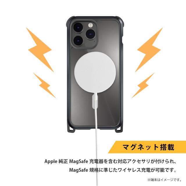 iPhone 14 Pro Max ケース カバー クリア MagSafe 対応 マグネット 付