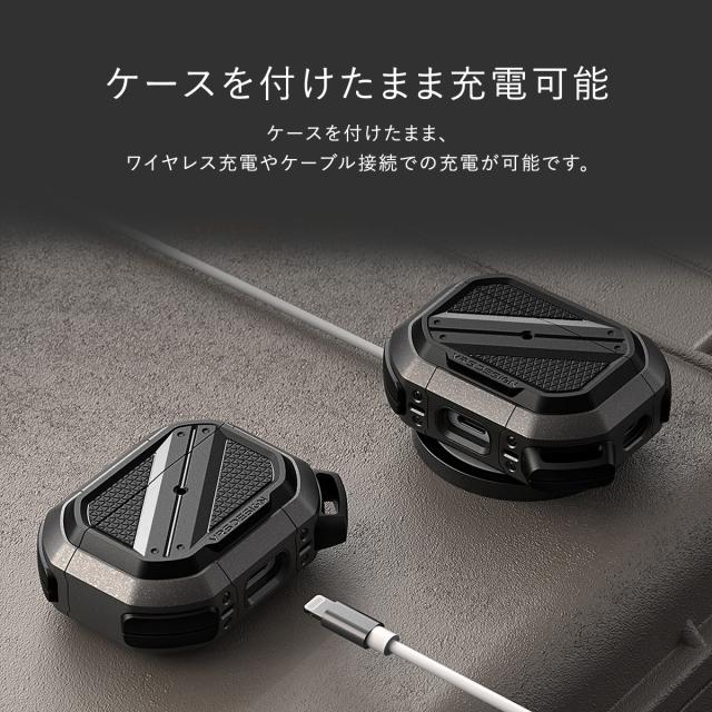 AirPods Pro2 ケース カバー カラビナ 付き 耐衝撃 ケースカバー