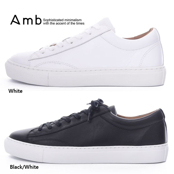 Amb Ambassadors of minimalism アンバサダーズオブミニマリズム CLIVE SAUVAGE / LOW CUT SNEAKER ローカット スニーカー 定番 ポルトガル製 レザー 本革 9838の後継モデル_1