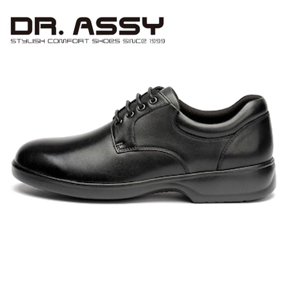 Dr.ASSY ドクターアッシー DR1008 ビジネスシューズ プレーンチップ 革靴 撥水加工 ベンチレーション ビジカジ 4E_1