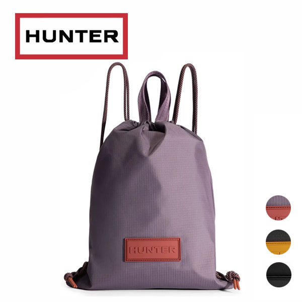 HUNTER ハンター トラベル ドローストリング バックパック トート 軽量 デイリー 旅行 耐久性 UBP3931NRS
