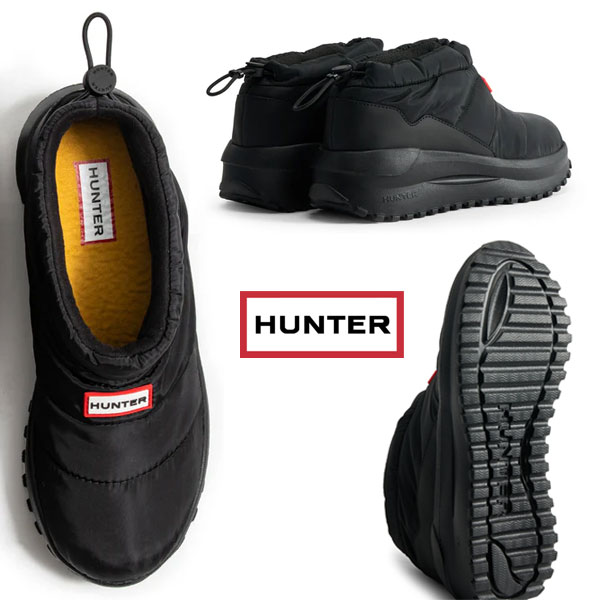 国内正規品 HUNTER ハンター ユニセックス パフド トラベル フロー トレーナ 耐水 防寒 スノーブーツ メンズ レディース アウトドア UFF7002NYL