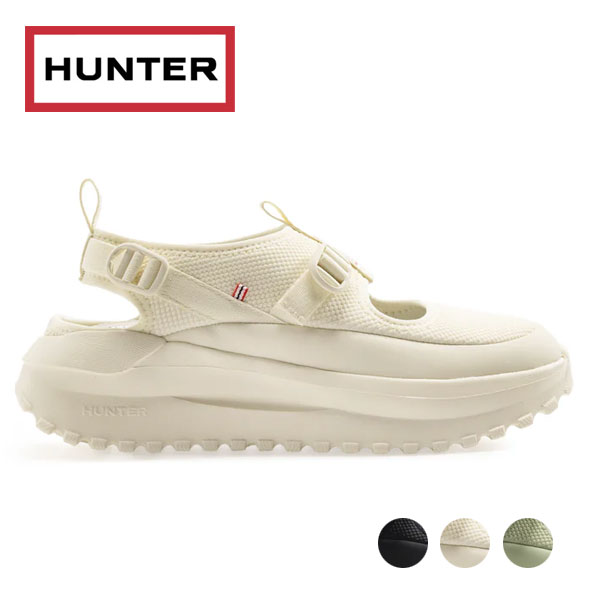 国内正規品 HUNTER ユニセックス トラベル フロー サンダル レインシューズ　メッシュ 軽量 クッション性 カジュアル レジャー フェス ハイキング UFF7103MSH
