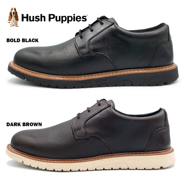 Hush Puppies ハッシュパピー JENSON OXFORD カジュアルシューズ メンズ 軽量 本革 レザー HPM10607/HPM10608/