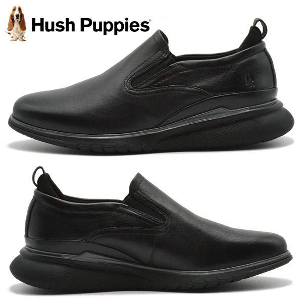 Hush Puppies ハッシュパピー ADVANCE SLIP-ON ビジネス スニーカー メンズ カジュアル 本革 レザー HPM10710_1