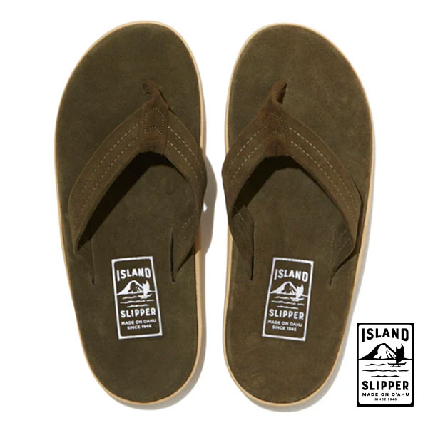 アイランドスリッパ Island Slipper PT203 レザートングサンダル アーミースエード ダークブラウン メンズ レディース 16,500円
