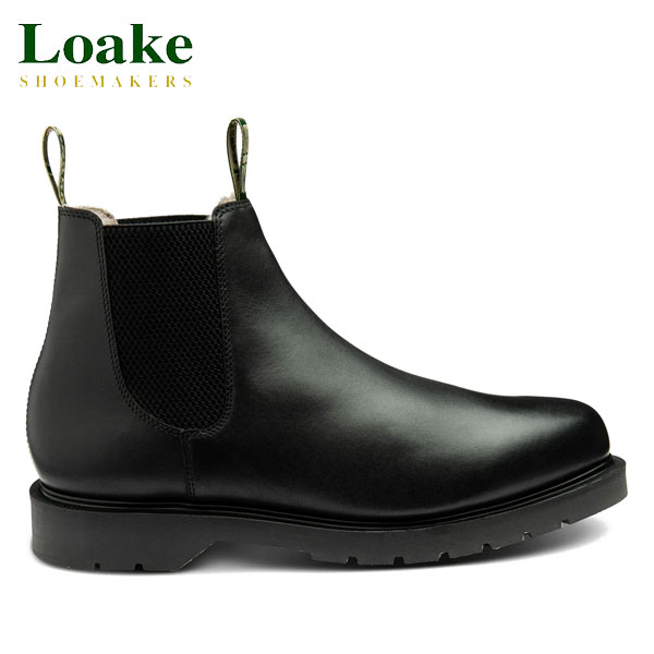 Loake England ローク McCAULEY マコーリー カーフレザー チェルシーブーツ サイドゴア モッズブーツ ハンドメイド 英国製 本革 メンズ  Fフィット 3E相当 PVCソール MCCB